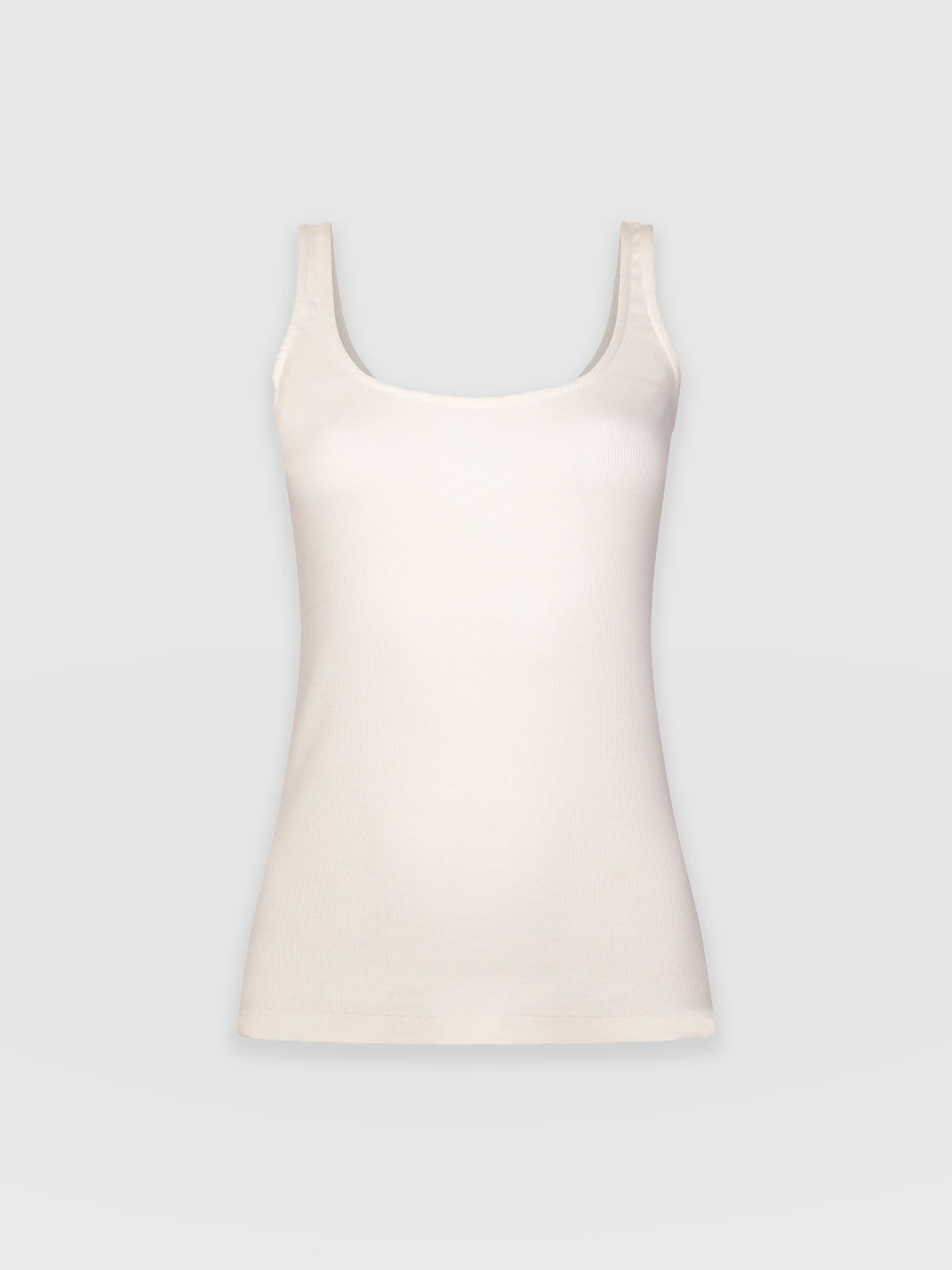 Rib Cami Cream - Women's Camis | Saint + Sofia® USA